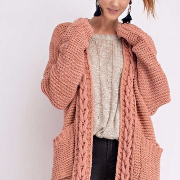 RELISTING SIZE SMALL Long Cardigan Sweater - Picture 3 of 5